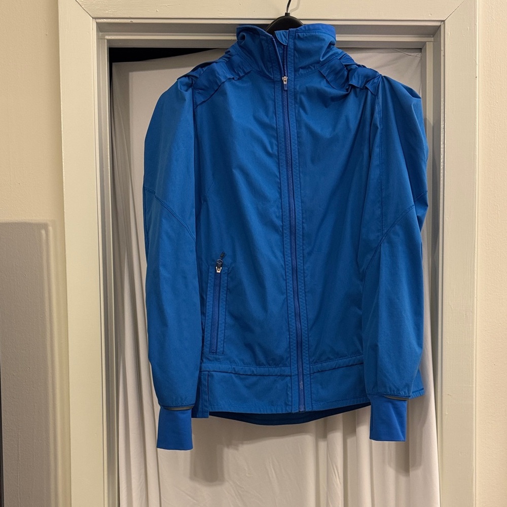 Lululemon Athletica Vibrant Blue Hooded Jacket